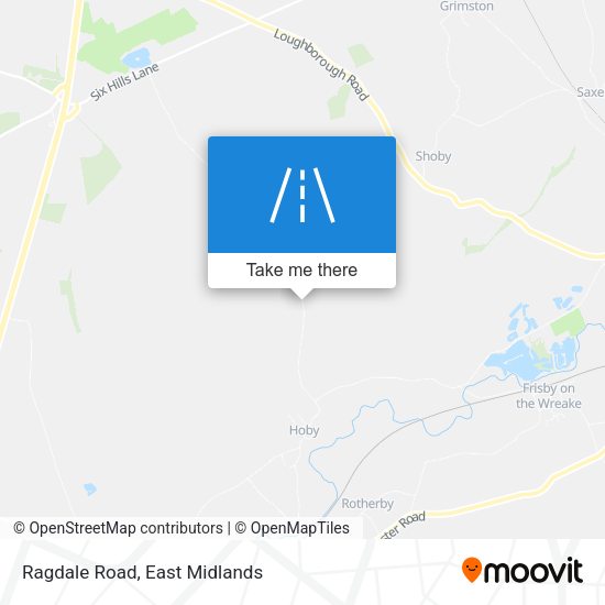 Ragdale Road map