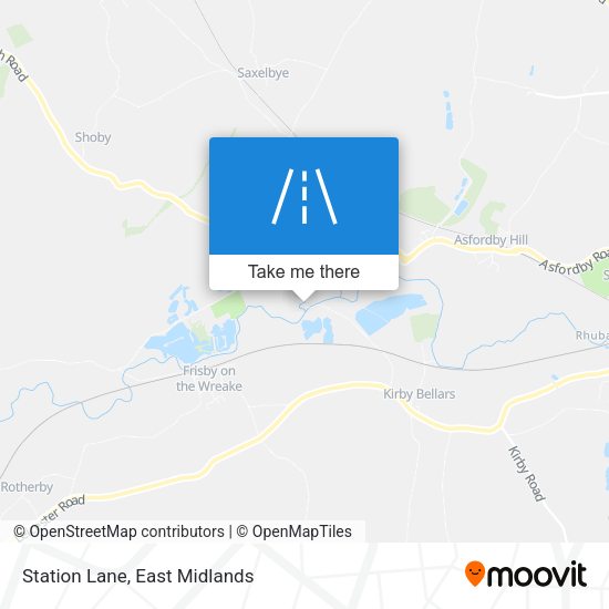 Station Lane map