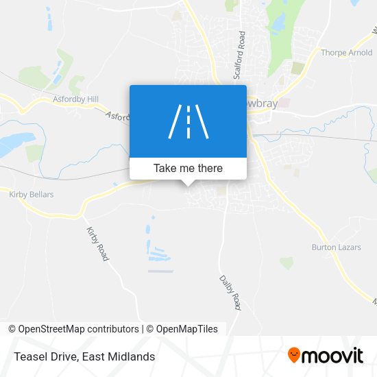 Teasel Drive map