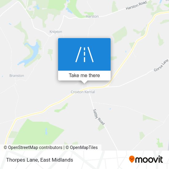 Thorpes Lane map