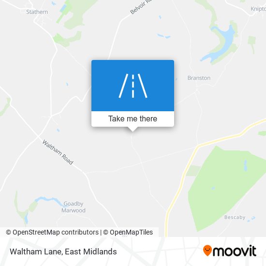 Waltham Lane map