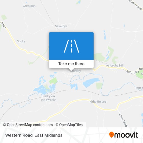 Western Road map
