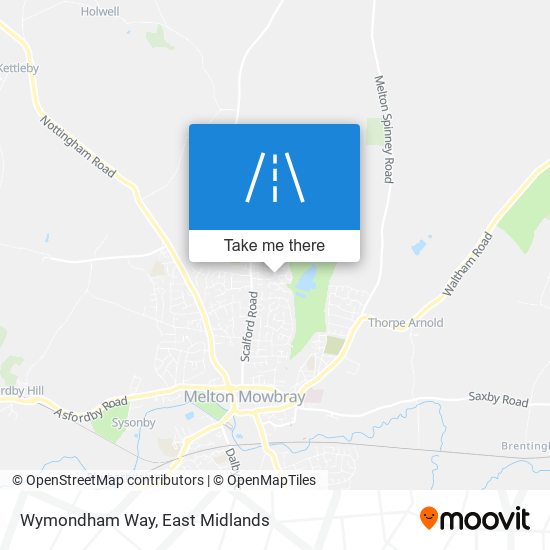 Wymondham Way map