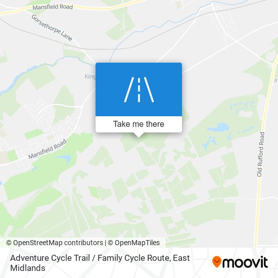 Adventure Cycle Trail  /  Family Cycle Route map
