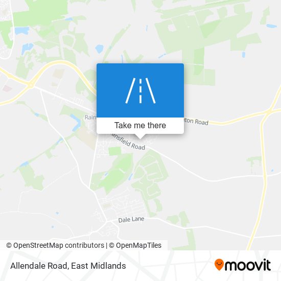 Allendale Road map