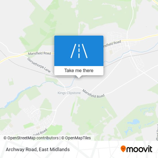 Archway Road map
