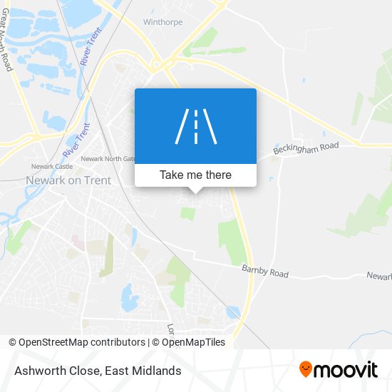 Ashworth Close map