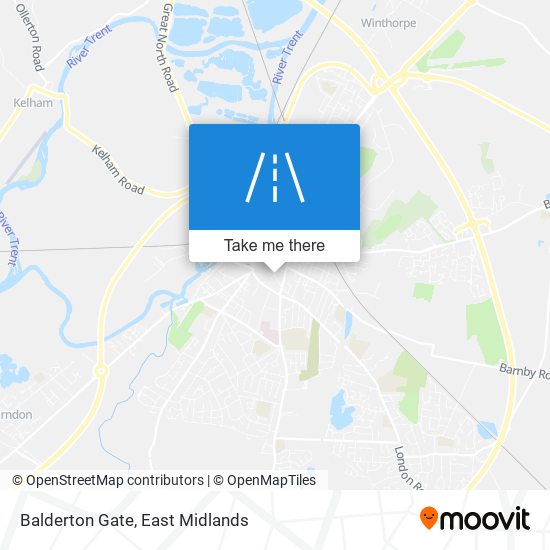 Balderton Gate map