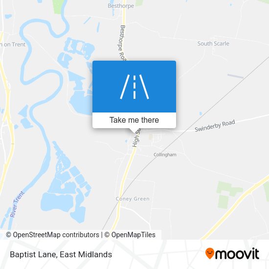 Baptist Lane map