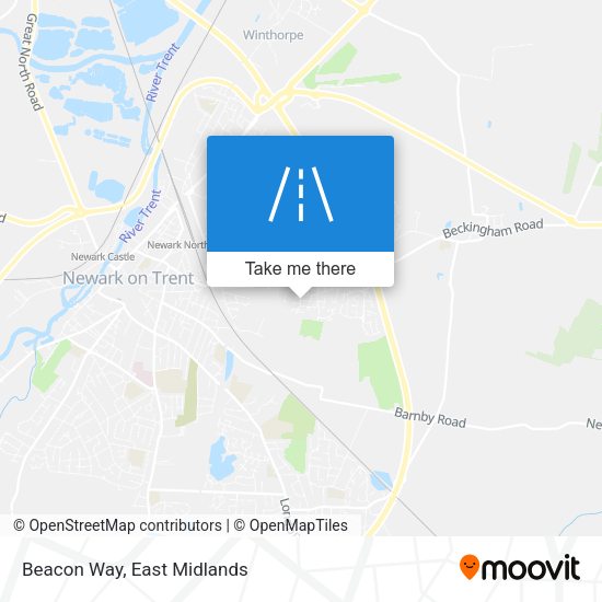 Beacon Way map