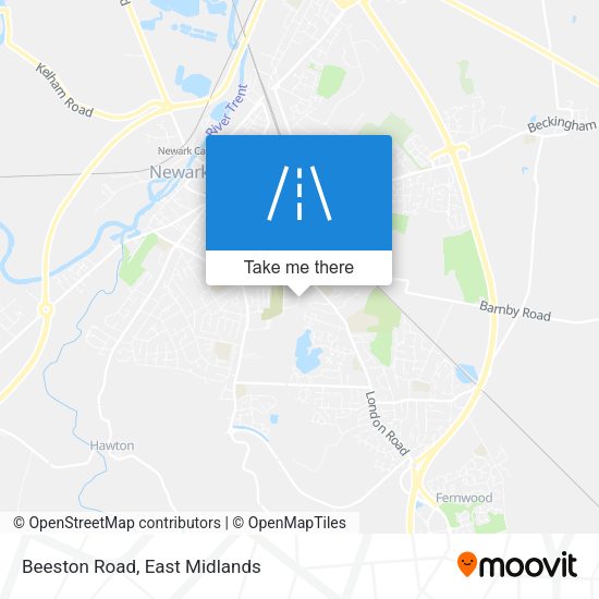 Beeston Road map