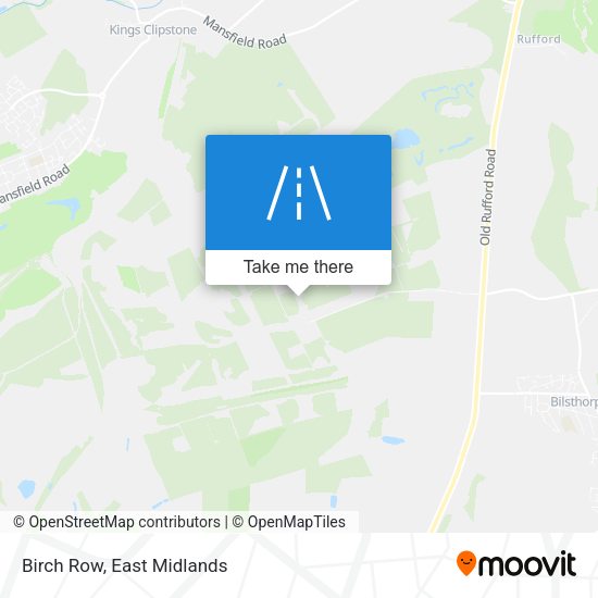 Birch Row map