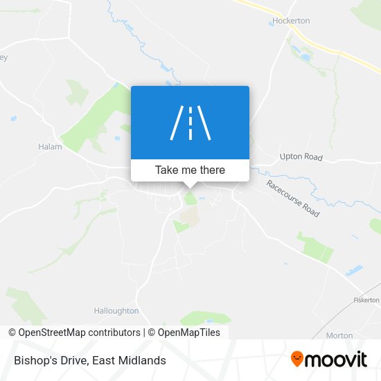 Bishop's Drive map