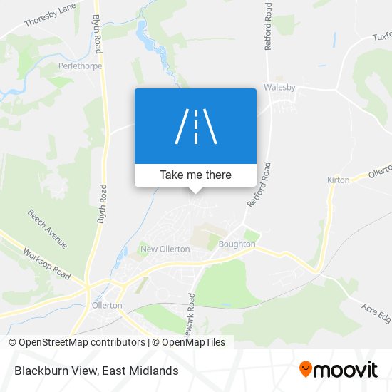 Blackburn View map