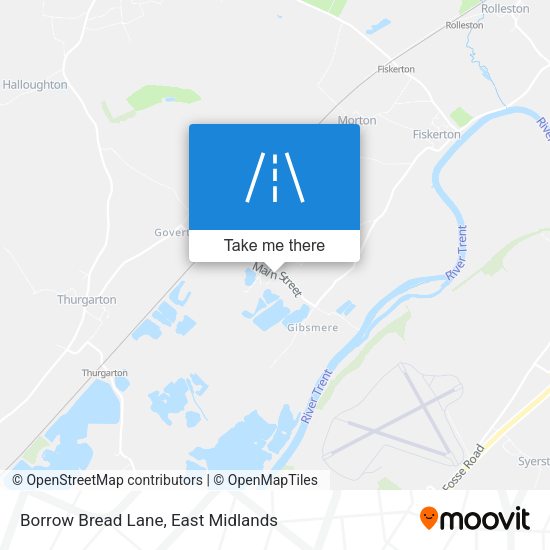 Borrow Bread Lane map