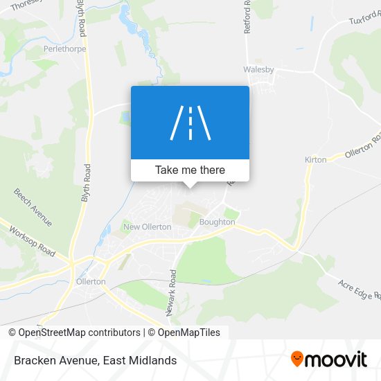 Bracken Avenue map