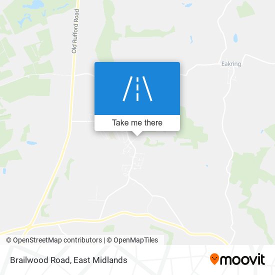 Brailwood Road map