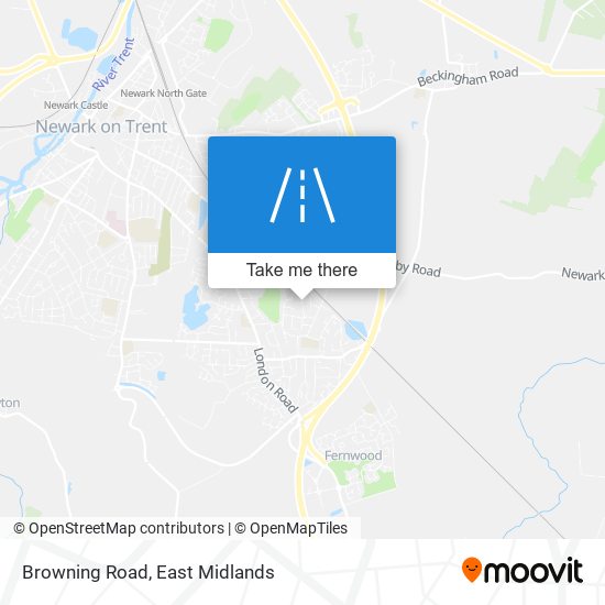 Browning Road map