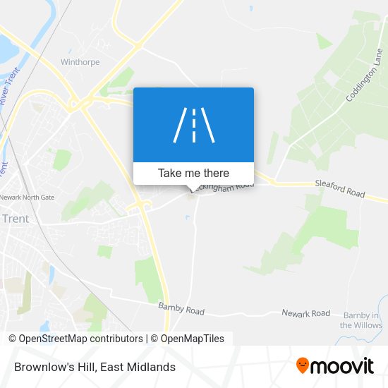 Brownlow's Hill map
