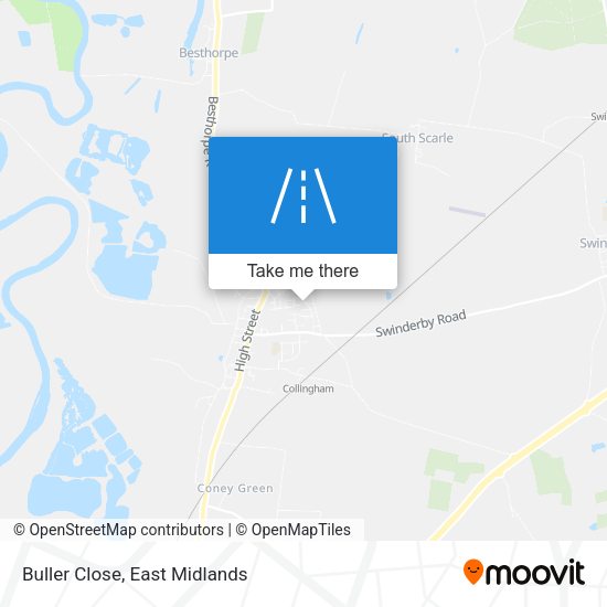 Buller Close map