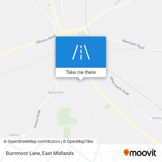 Burnmoor Lane map