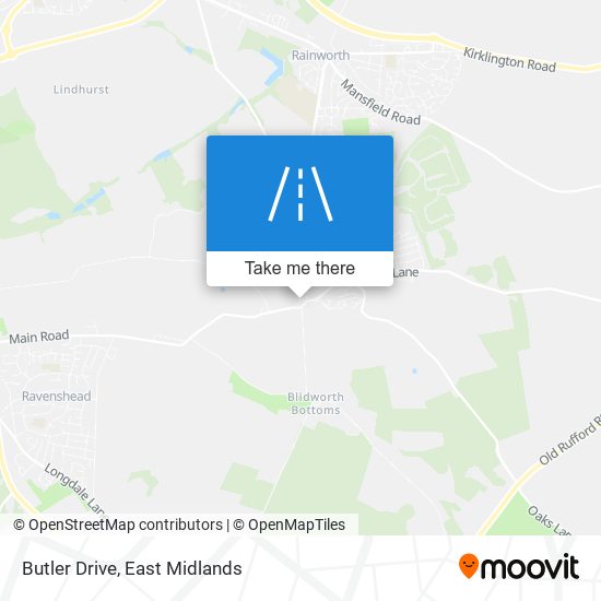 Butler Drive map