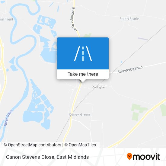 Canon Stevens Close map