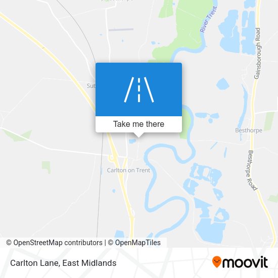 Carlton Lane map