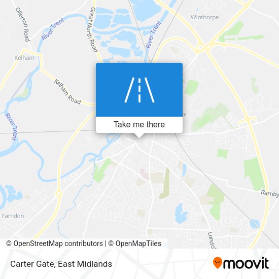 Carter Gate map