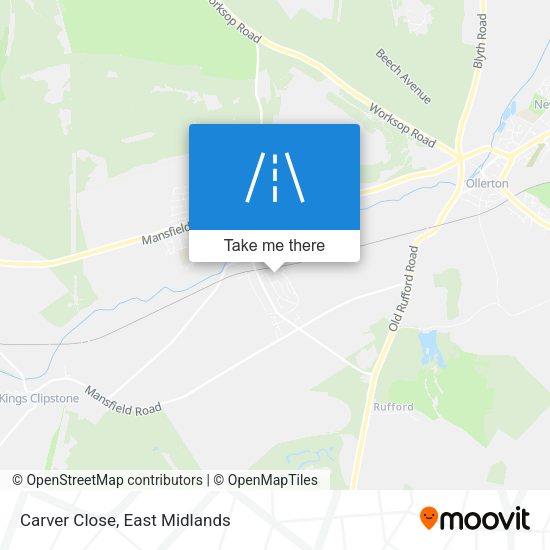 Carver Close map