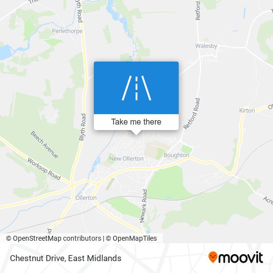 Chestnut Drive map