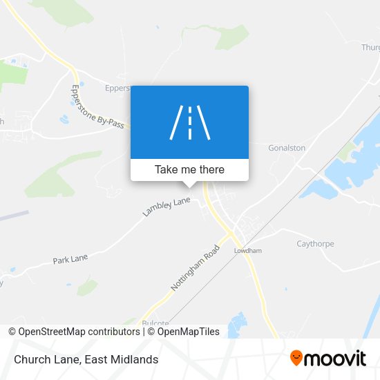 Church Lane map
