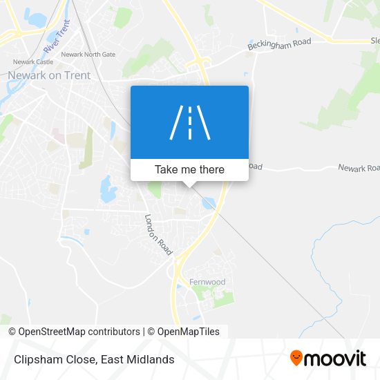 Clipsham Close map