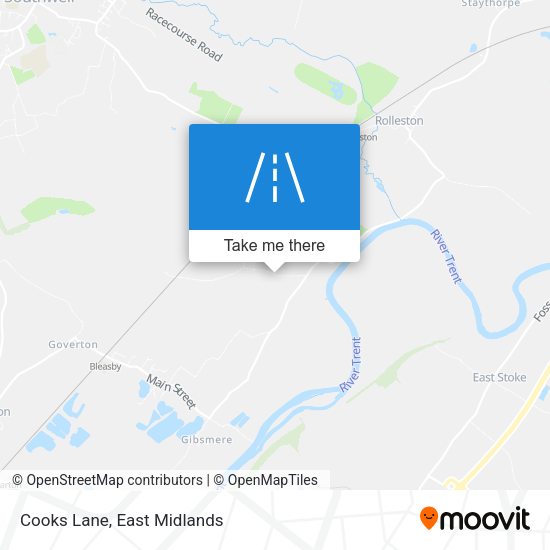 Cooks Lane map