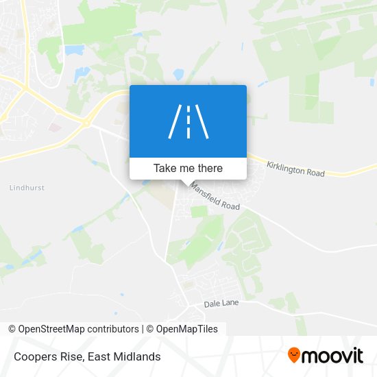 Coopers Rise map
