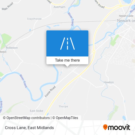 Cross Lane map