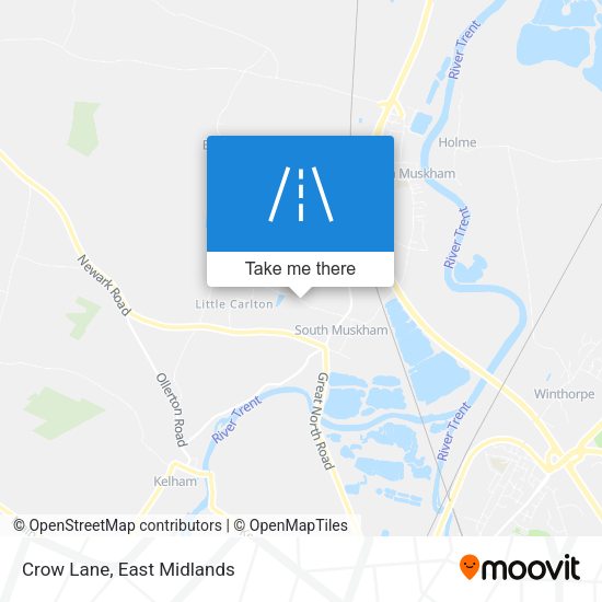 Crow Lane map