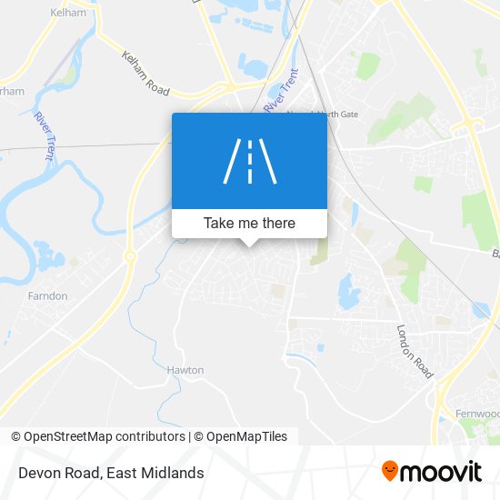 Devon Road map