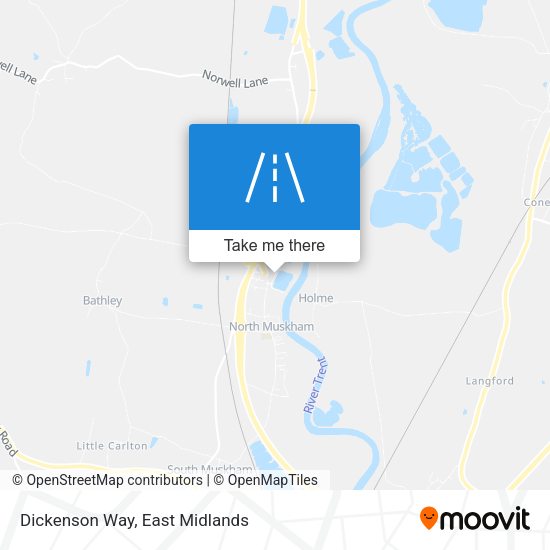 Dickenson Way map