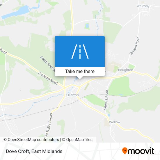 Dove Croft map