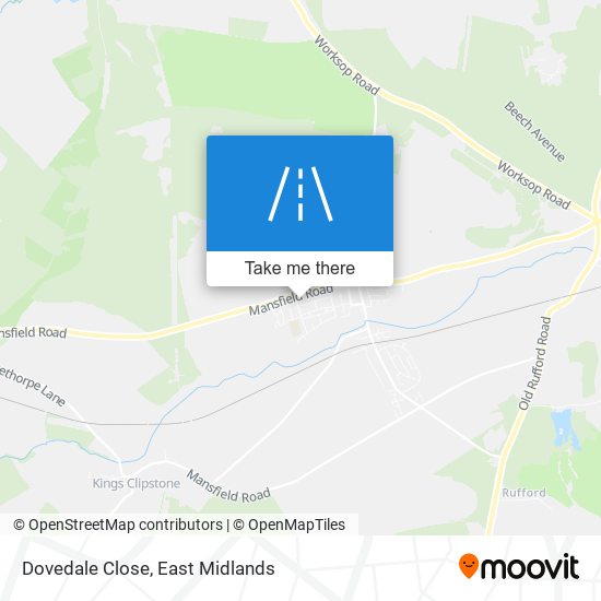 Dovedale Close map