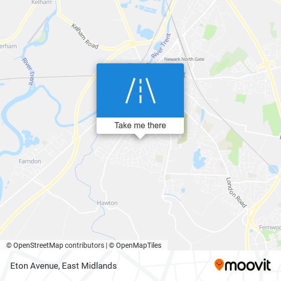 Eton Avenue map