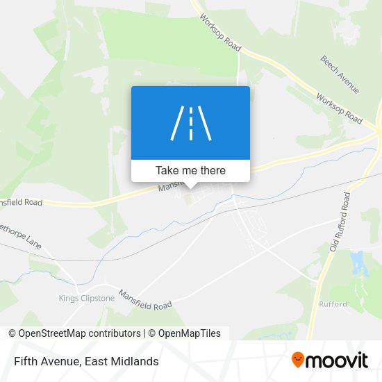 Fifth Avenue map