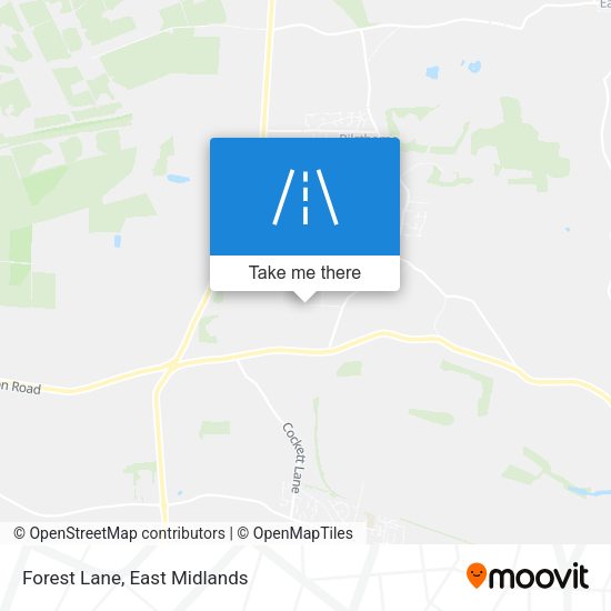 Forest Lane map
