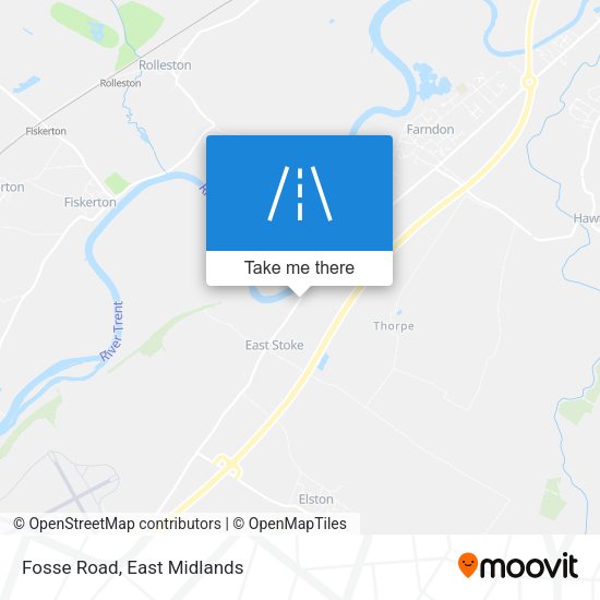 Fosse Road map