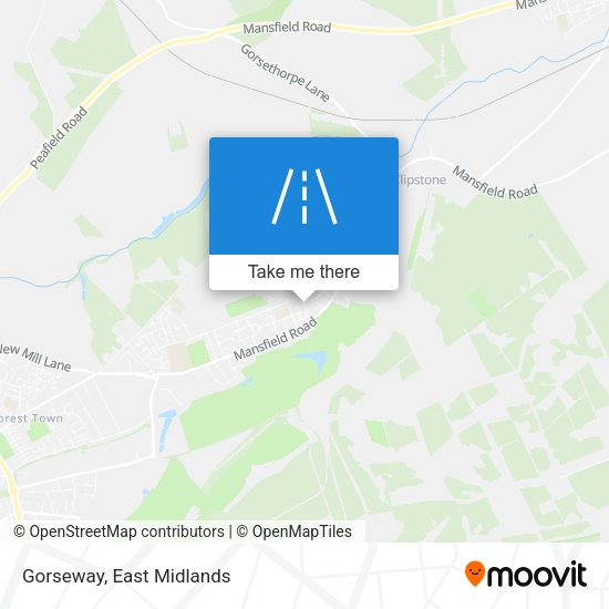 Gorseway map