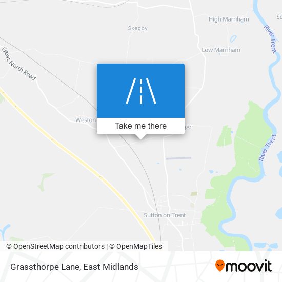 Grassthorpe Lane map