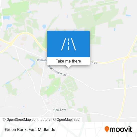 Green Bank map