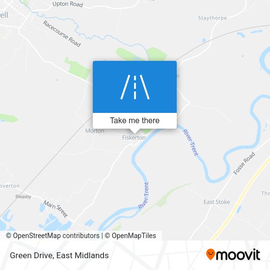 Green Drive map