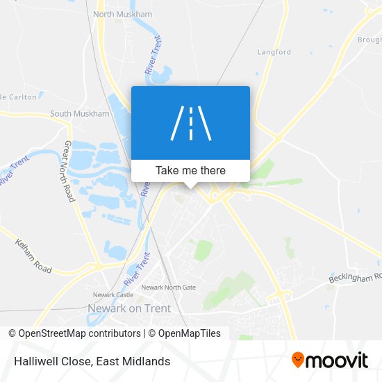 Halliwell Close map